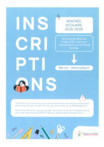 Lire la suite à propos de l’article Inscriptions scolaires 2025/2026