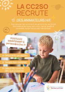 Lire la suite à propos de l’article La CC2SO recrute des animateurs