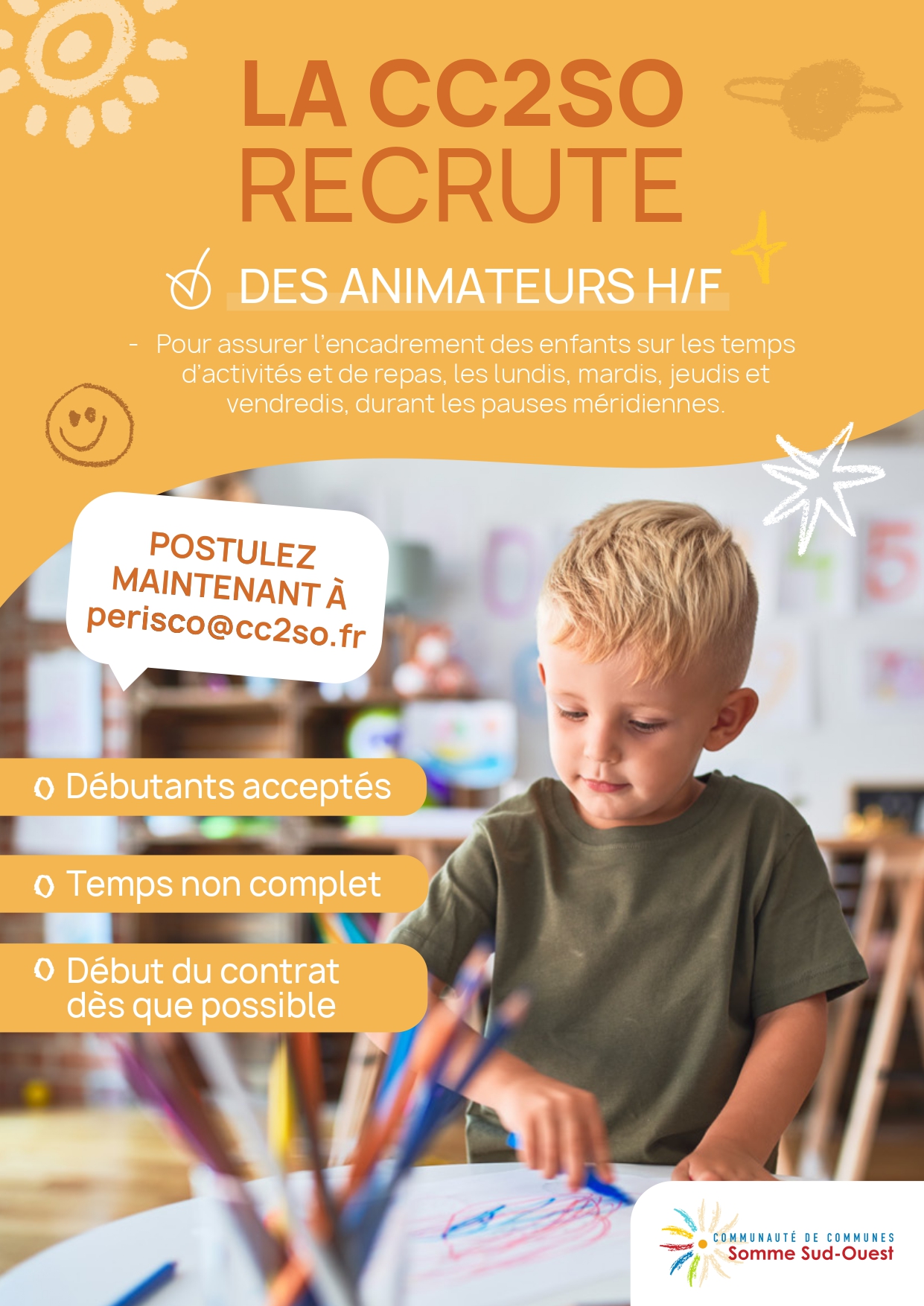 You are currently viewing La CC2SO recrute des animateurs