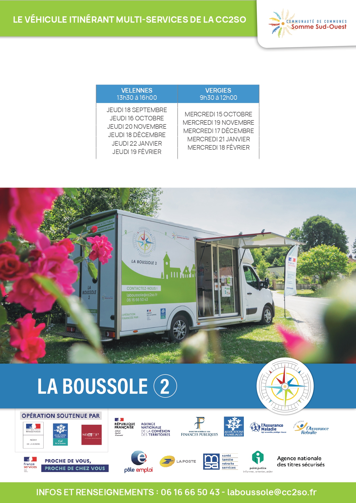 You are currently viewing Planning La Boussole 2 – Accueil France Services – et Titres d’identité